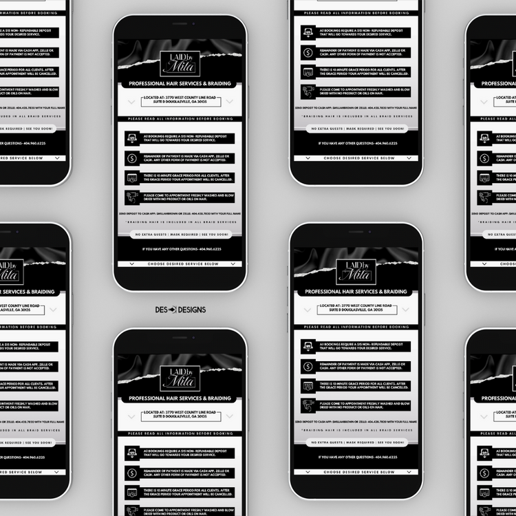 Acuity Scheduling Design